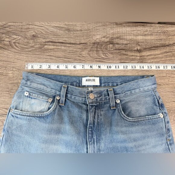 AGOLDE Vintage High Rise Flare in Clamour Light Wash Size 29 - Picture 7 of 11